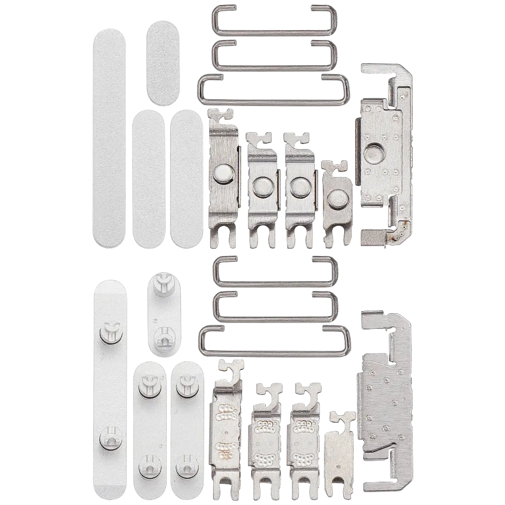 Hard Buttons (Power / Volume / Switch) For iPhone 16 / 16 Plus (White) (Premium)