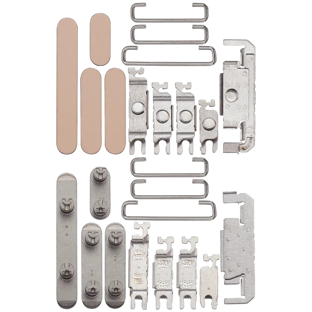 Hard Buttons (Power / Volume / Switch) For iPhone 16 Pro / 16 Pro Max (Desert Titanium) (Premium)