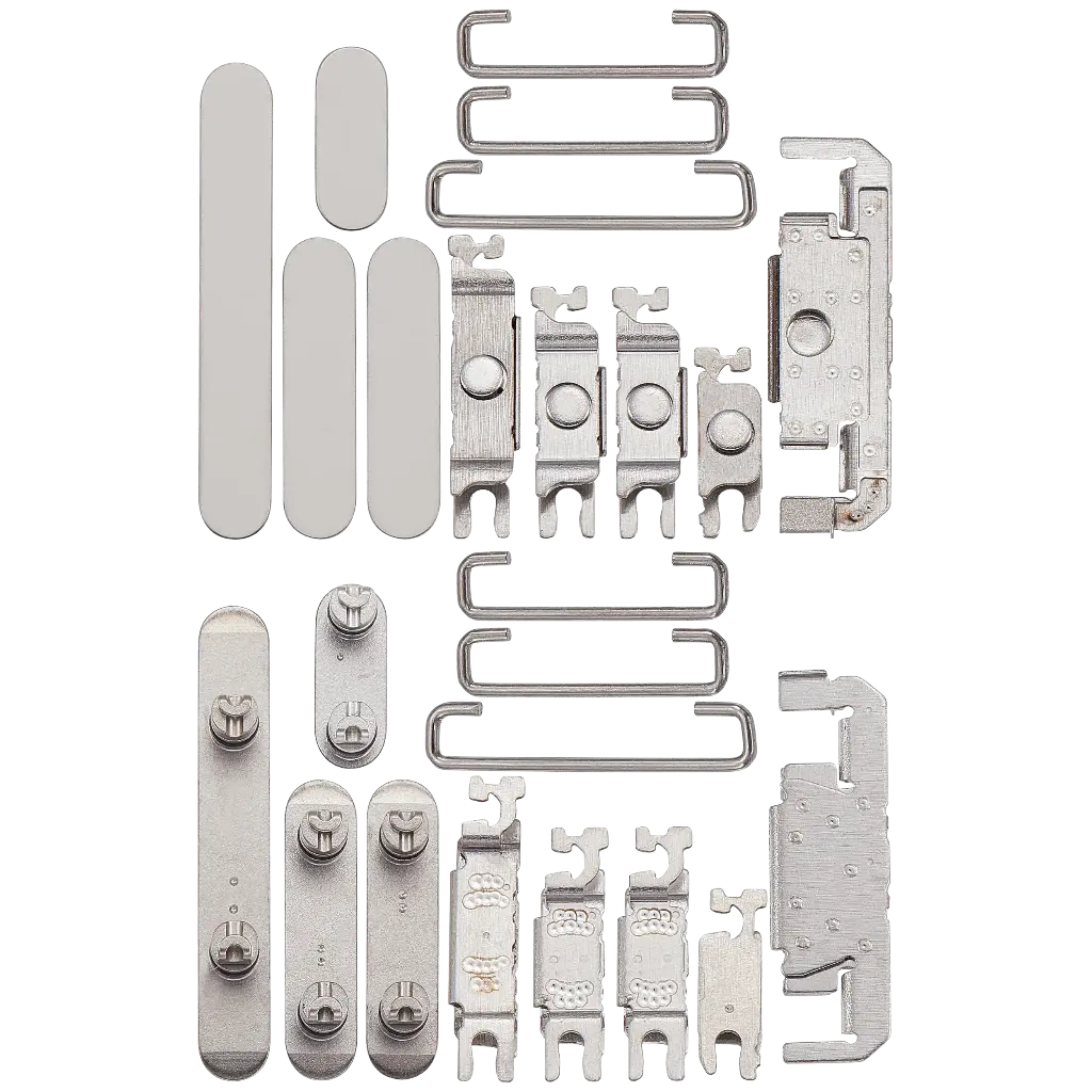 Hard Buttons (Power / Volume / Switch) For iPhone 16 Pro / 16 Pro Max (Natural Titanium) (Premium)