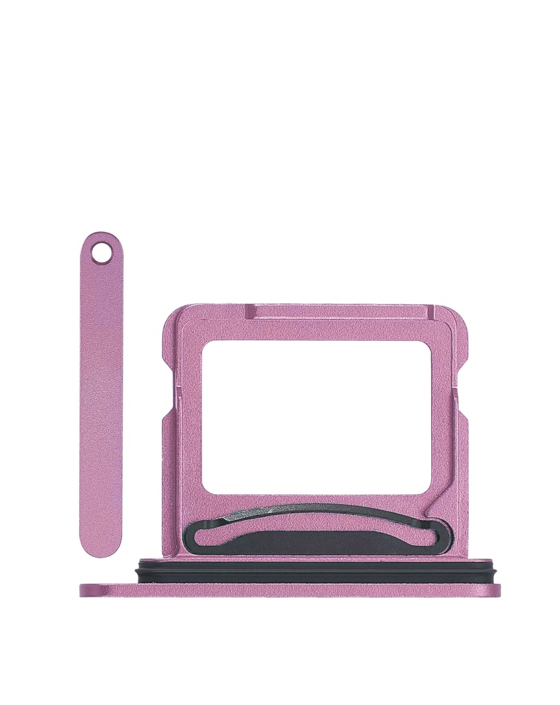 Single Sim Card Tray For iPhone 16 / 16 Plus (Pink) (Premium)