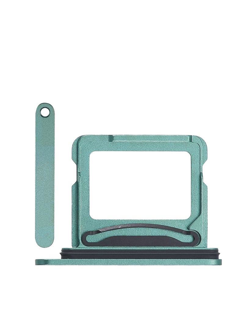 Single Sim Card Tray For iPhone 16 / 16 Plus (Teal) (Premium)