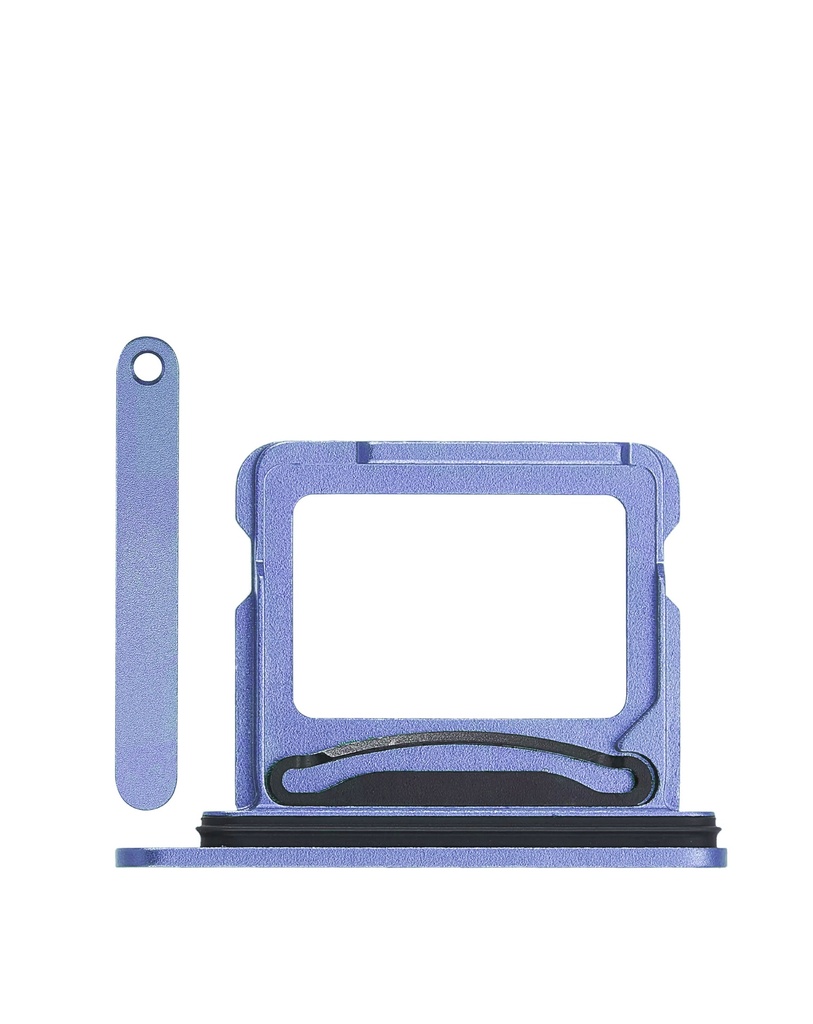 Single Sim Card Tray For iPhone 16 / 16 Plus (Ultramarine) (Premium)
