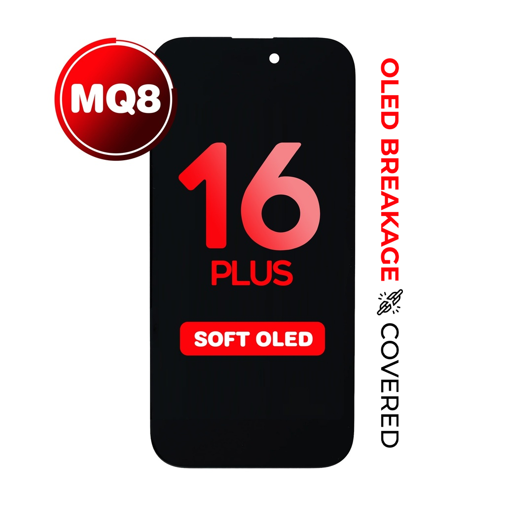 OLED Assembly for iPhone 16 Plus (MQ8 / Soft OLED)