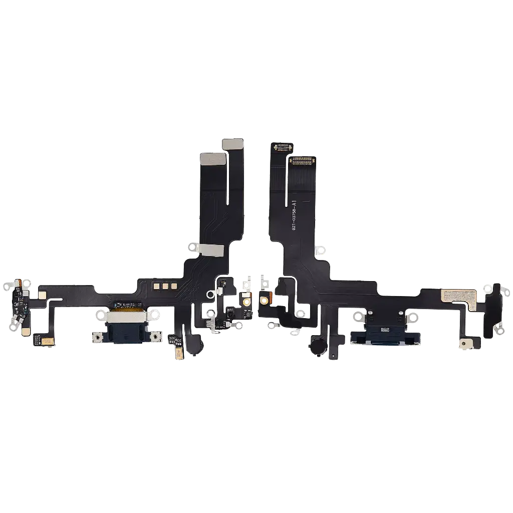 Charging Port Flex Cable For iPhone 14 (Aftermarket) (Midnight)