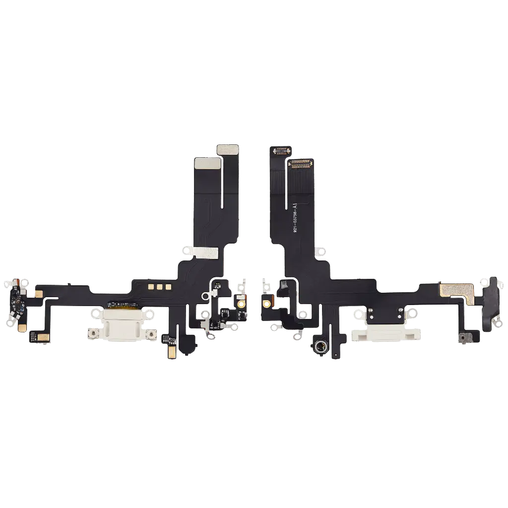 Charging Port Flex Cable For iPhone 14 (Aftermarket) (Starlight)