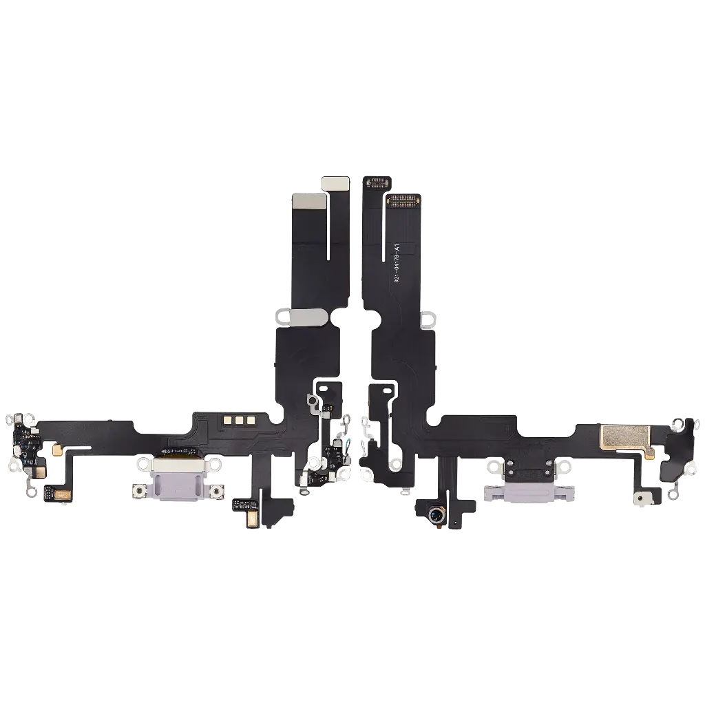 Charging Port Flex Cable For iPhone 14 Plus (Aftermarket) (Purple)