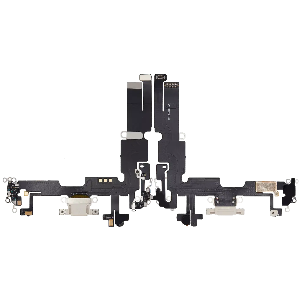 Charging Port Flex Cable For iPhone 14 Plus (Aftermarket) (Starlight)