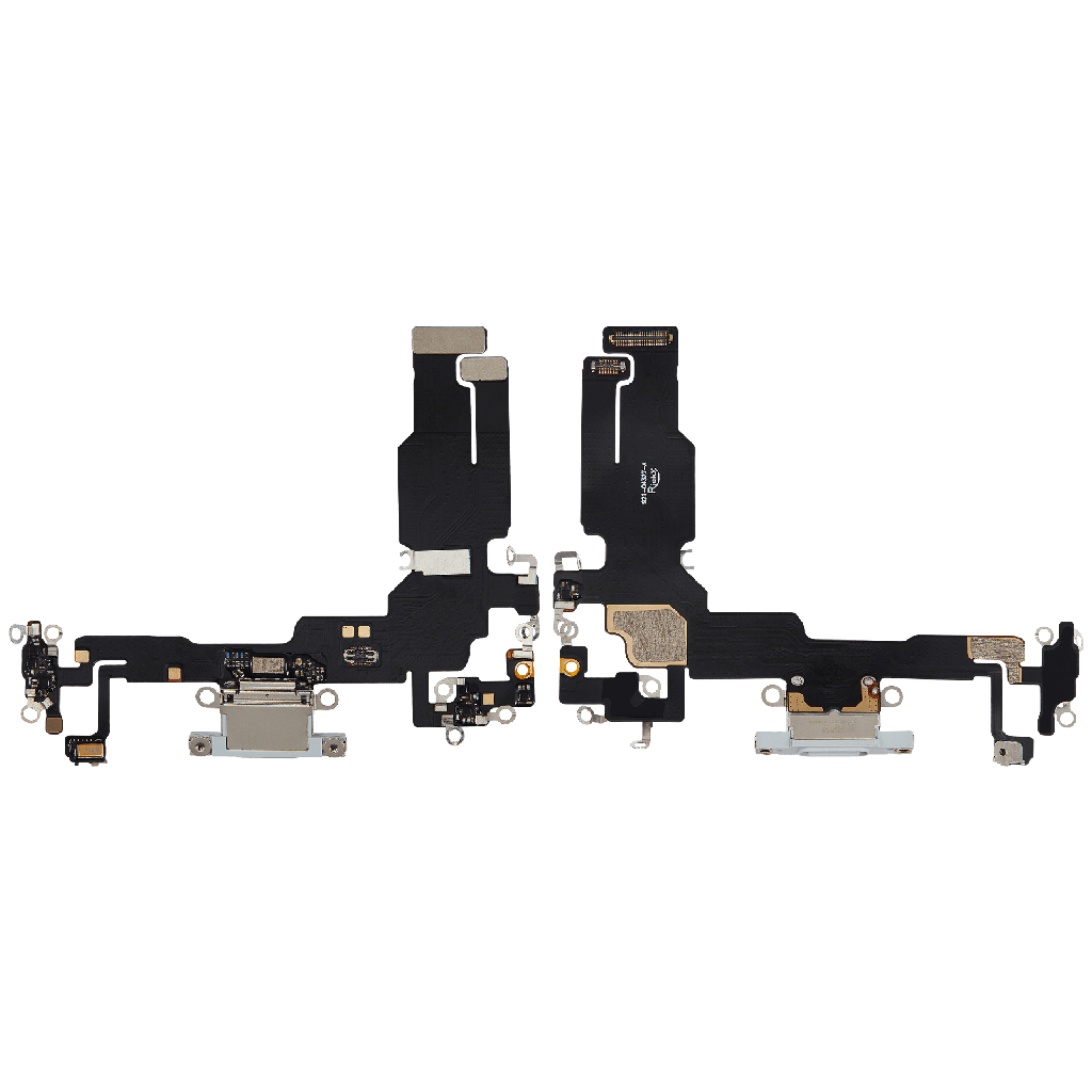 Charging Port Flex Cable For iPhone 15 (Aftermarket) (Blue)