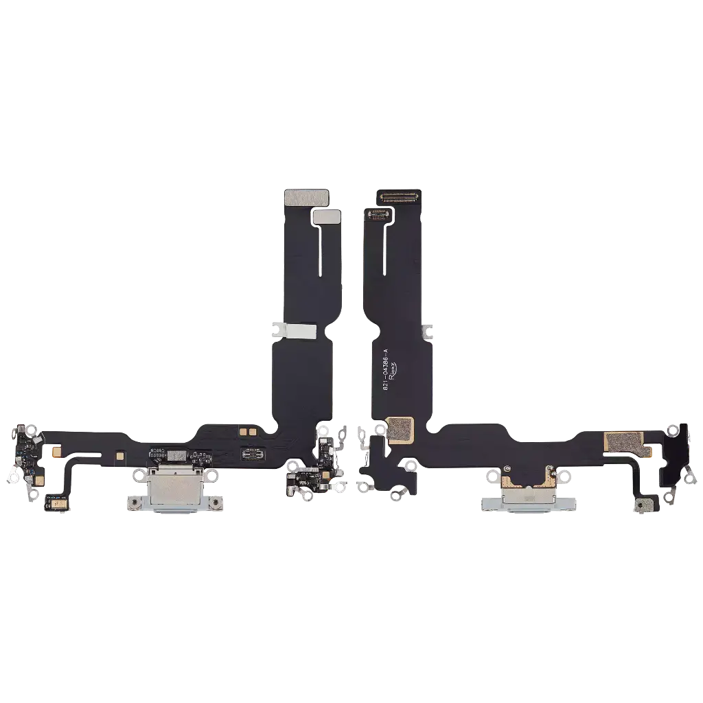 Charging Port Flex Cable For iPhone 15 Plus (Aftermarket) (Blue)