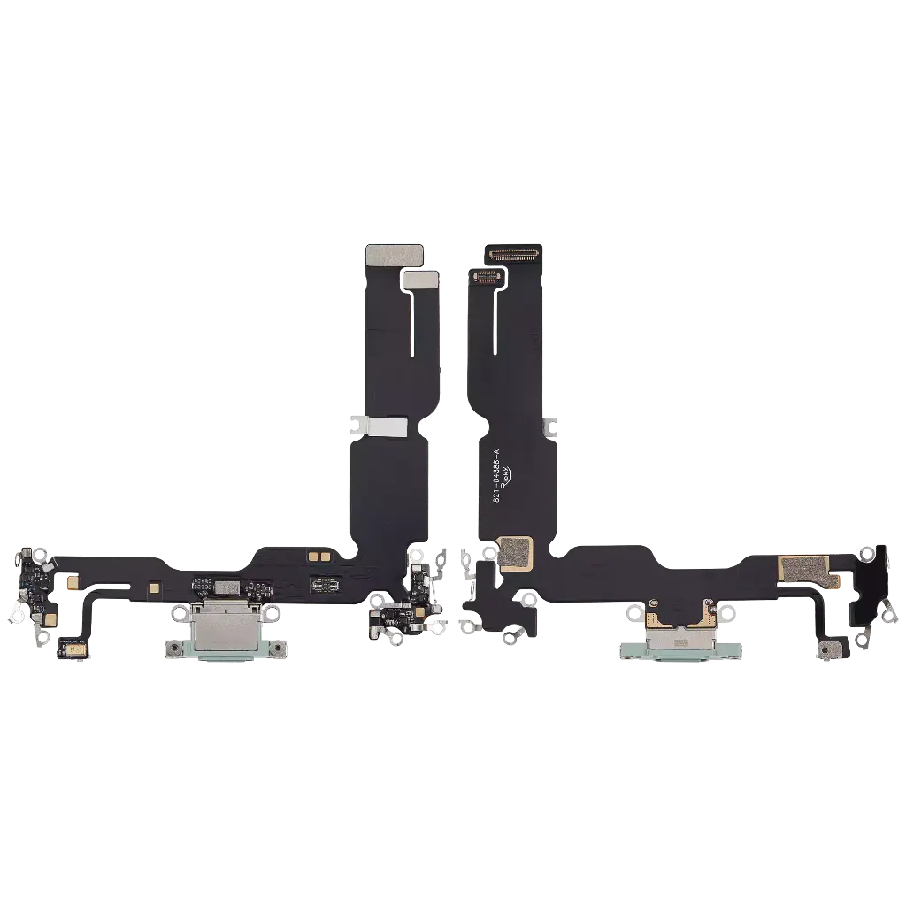Charging Port Flex Cable For iPhone 15 Plus (Aftermarket) (Green)