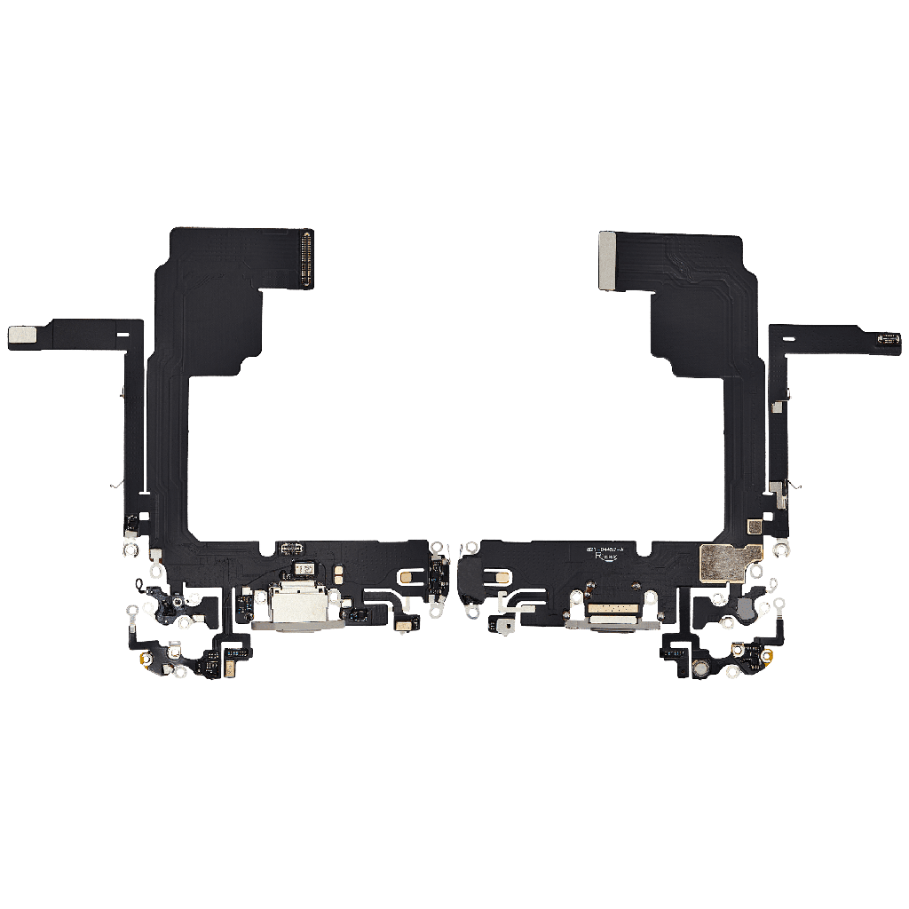 Charging Port Flex Cable For iPhone 15 Pro (Aftermarket) (White Titanium)