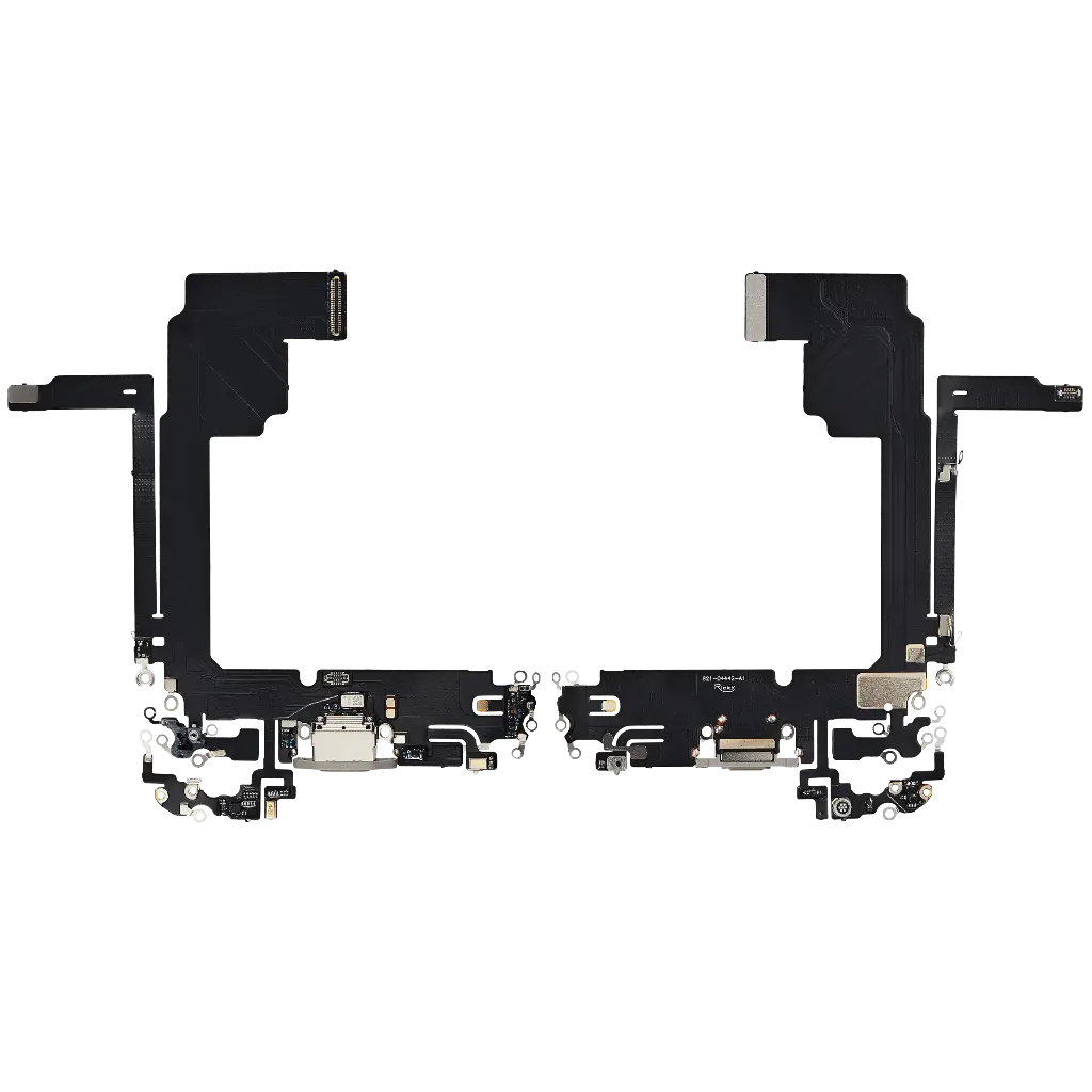 Charging Port Flex Cable For iPhone 15 Pro Max (Aftermarket) (Natural Titanium)