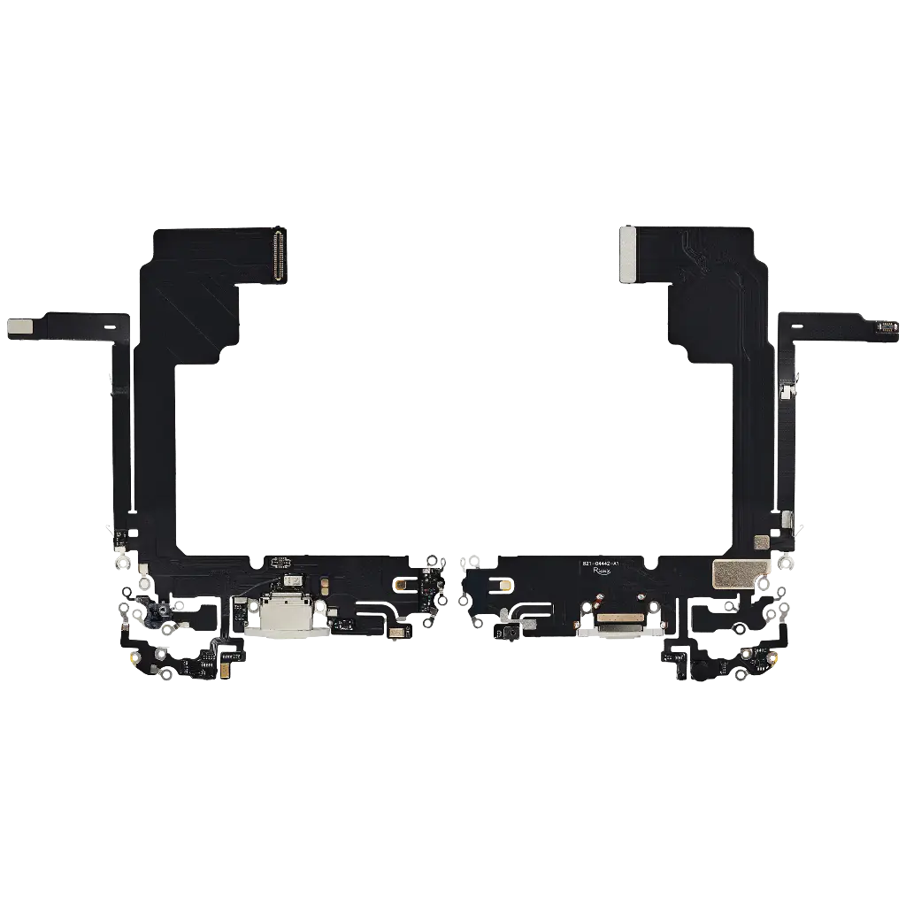 Charging Port Flex Cable For iPhone 15 Pro Max (Aftermarket) (White Titanium)