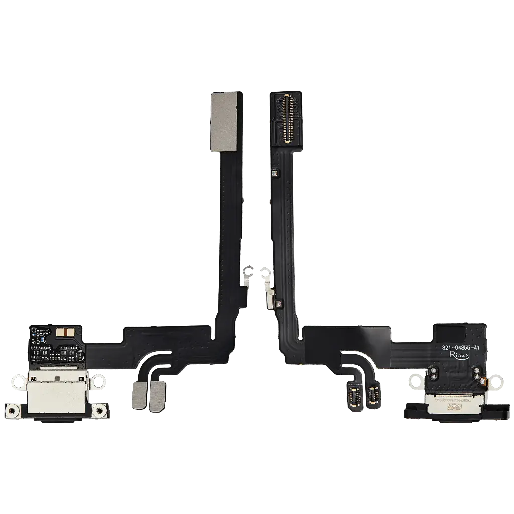 Charging Port Flex Cable For iPhone 16 Pro (Aftermarket) (Black Titanium)