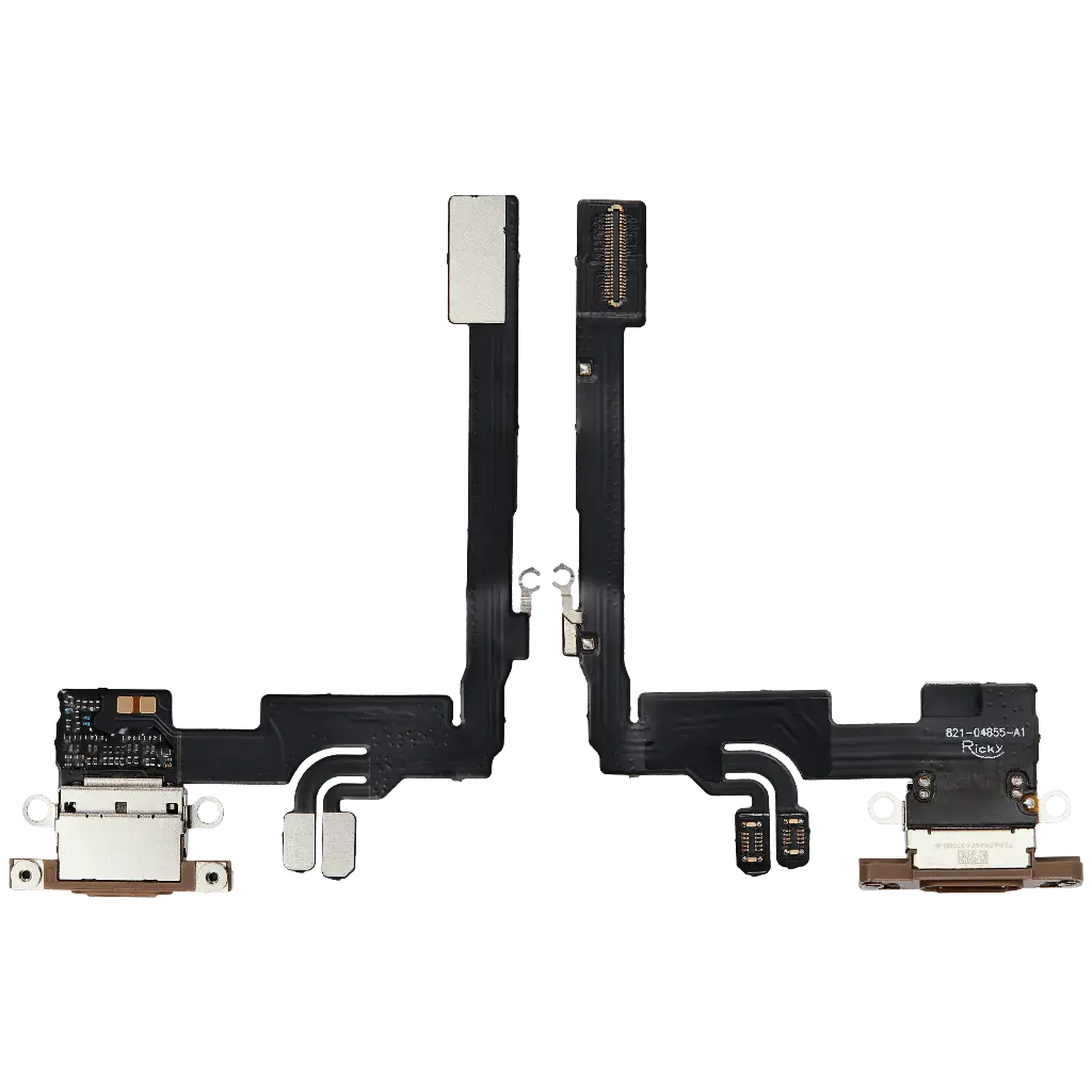 Charging Port Flex Cable For iPhone 16 Pro (Aftermarket) (Desert Titanium)