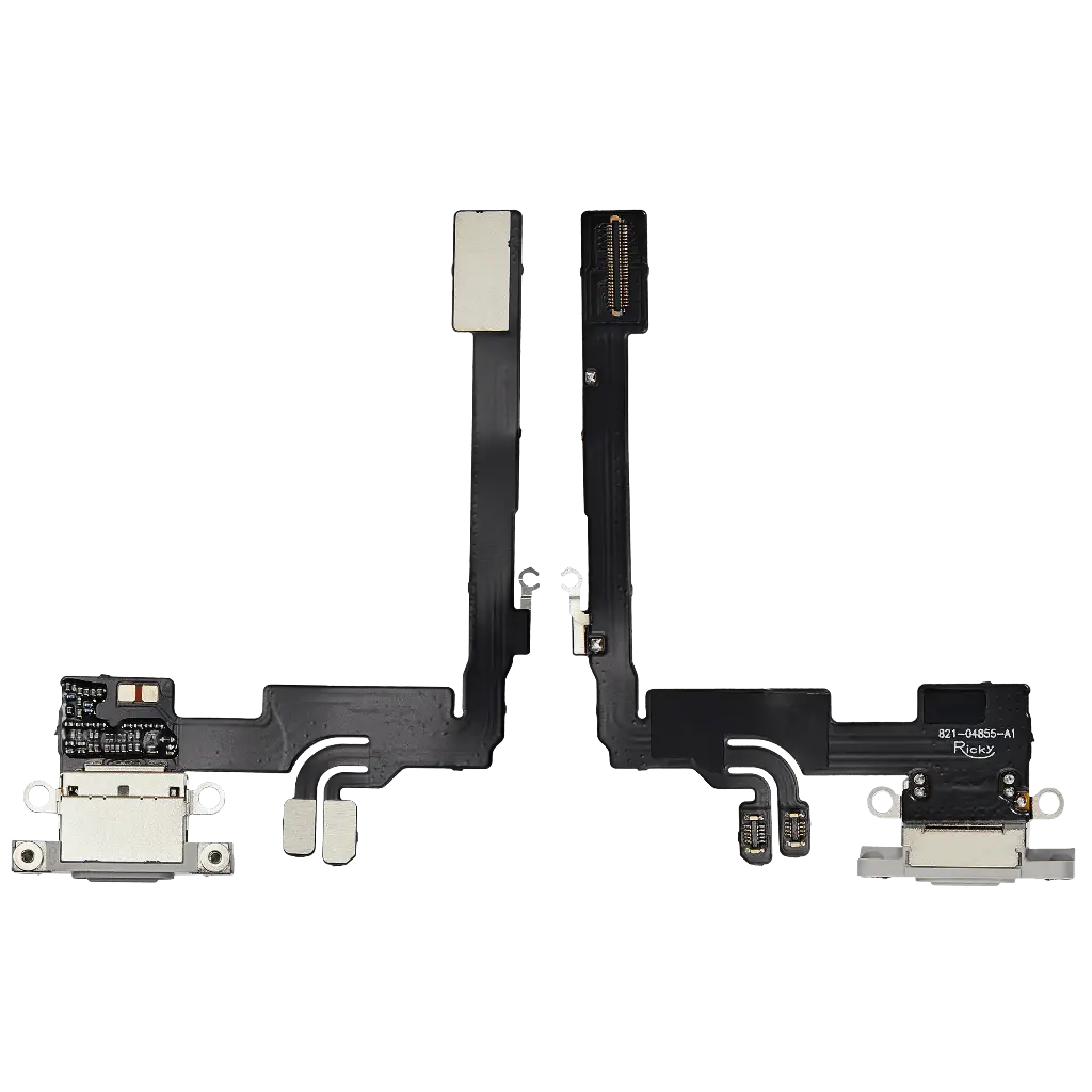 Charging Port Flex Cable For iPhone 16 Pro (Aftermarket) (White Titanium)