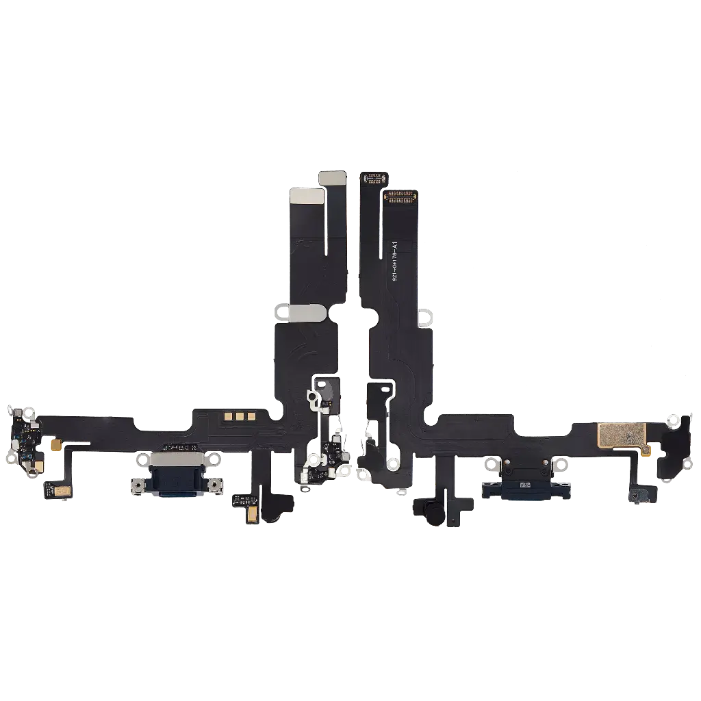 Charging Port Flex Cable For iPhone 14 Plus (Aftermarket) (Midnight)