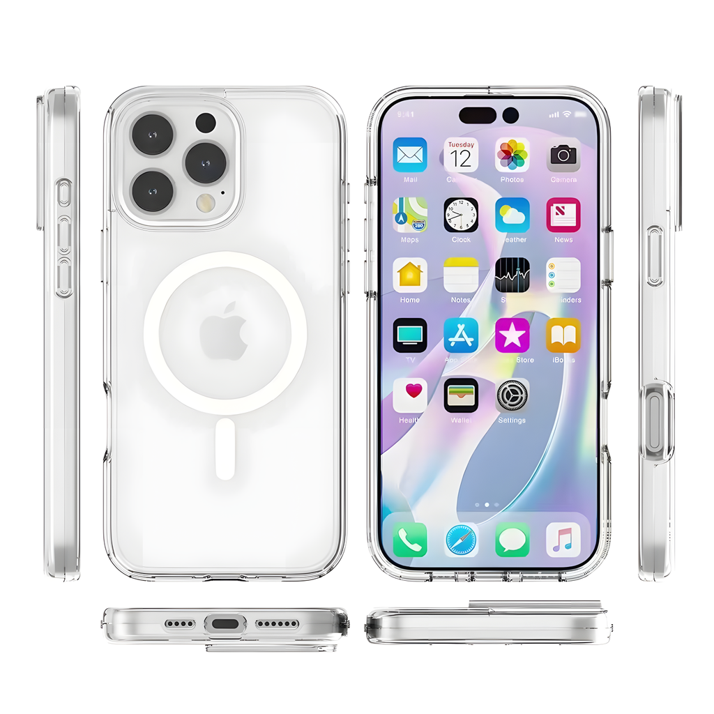 Transparent Color Case with Magsafe for iPhone 16 Plus - Clear