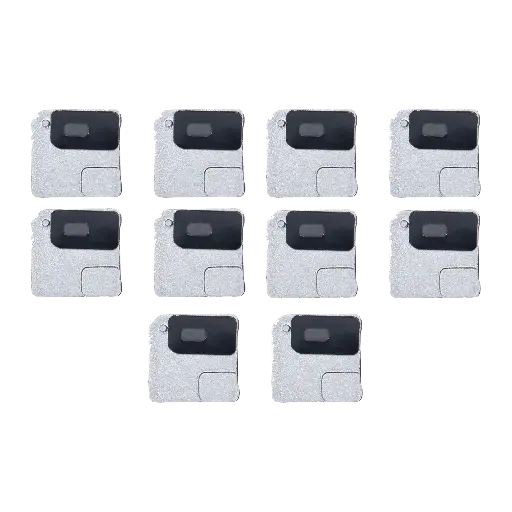[SP-I12M-FLPFB-10P-WH] Flashlight / Power Flex Bracket With Microphone Mesh For iPhone 12 Mini (10 Pack) (White) (Premium)