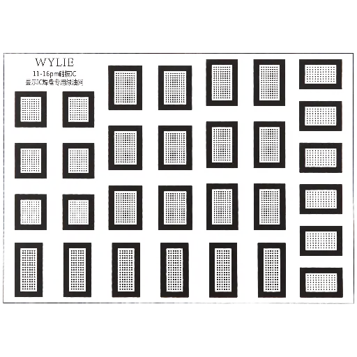 [SP-I16PM-TDIC-GRO] Touch / Display IC Chip Dedicated Green Oil Mesh For iPhone 11 to 16 Pro Max (Premium)