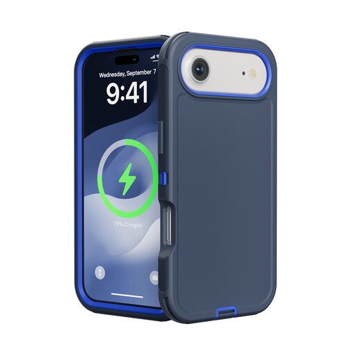 [CS-I17A-OBD-DBLBL] DualPro Protector Case for iPhone Air - Dark Blue & Blue