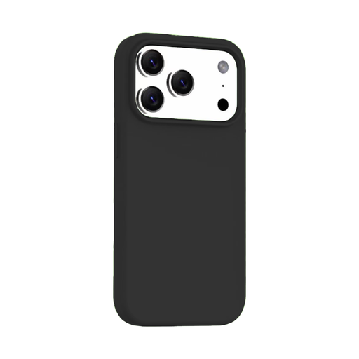 [CS-I17P-PMS-BK] Premium Silicone Case for iPhone 17 Pro - Black