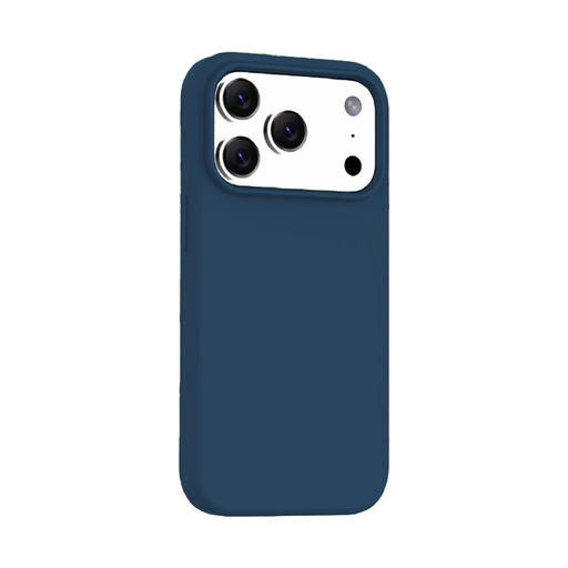 [CS-I17PM-PMS-DBL] Premium Silicone Case for iPhone 17 Pro Max - Dark Blue