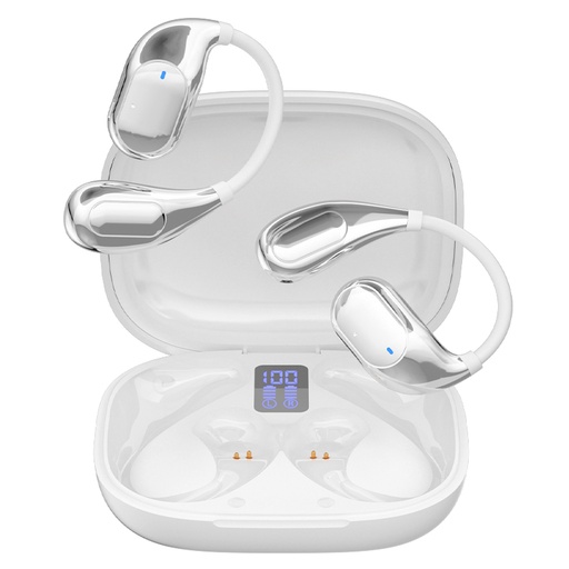 [EL-TT-WAVE44-WH] RCA Wave-44 TWS Aero Pods – Bluetooth V5.4, 5-6 Hour Playtime, Fast Charging - White