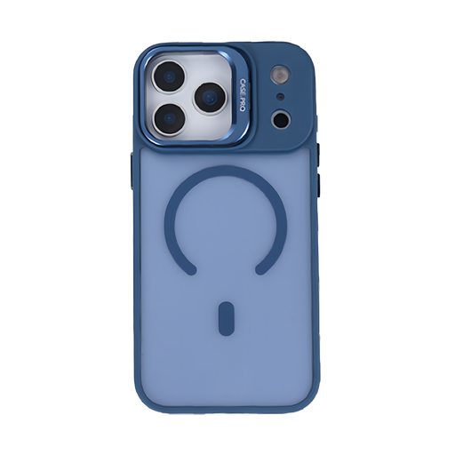[CS-I17P-MCS-DBL] Magsafe Camera Stand Case for iPhone 17 Pro - Dark Blue