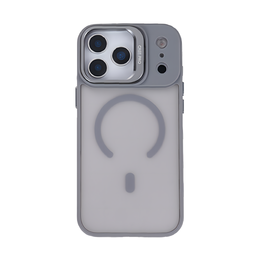 [CS-I17P-MCS-GY] Magsafe Camera Stand Case for iPhone 17 Pro - Gray