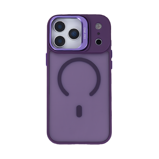 [CS-I17P-MCS-PU] Magsafe Camera Stand Case for iPhone 17 Pro - Purple