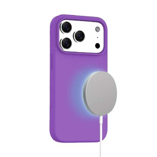 [CS-I17A-MGS-PU] MagSilicone Case for iPhone Air - Purple