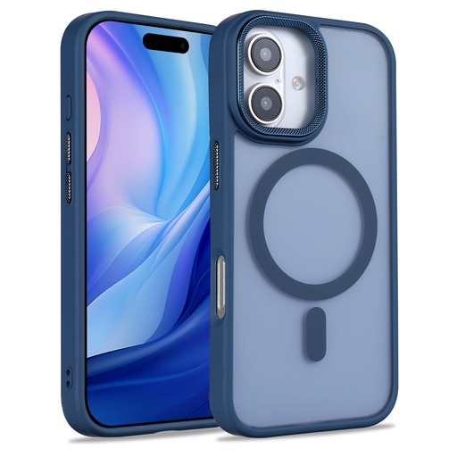 [CS-I17-MTFC-DBL] Matte Focus Case with Magsafe for iPhone 17 - Dark Blue