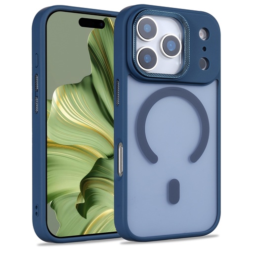 [CS-I17P-MTFC-DBL] Matte Focus Case with Magsafe for iPhone 17 Pro - Dark Blue