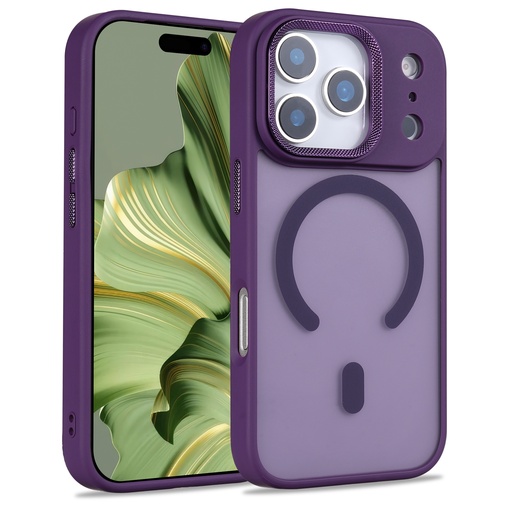[CS-I17P-MTFC-PU] Matte Focus Case with Magsafe for iPhone 17 Pro - Purple