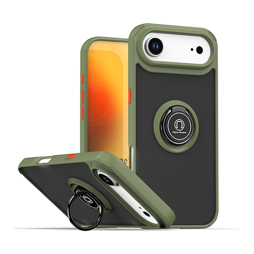 [CS-I17A-MTR-AGR] Matte Ring Case for iPhone Air - Army Green
