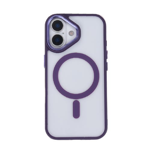 [CS-I17-CFC-PU] Clear Focus Case with Magsafe for iPhone 17 - Purple
