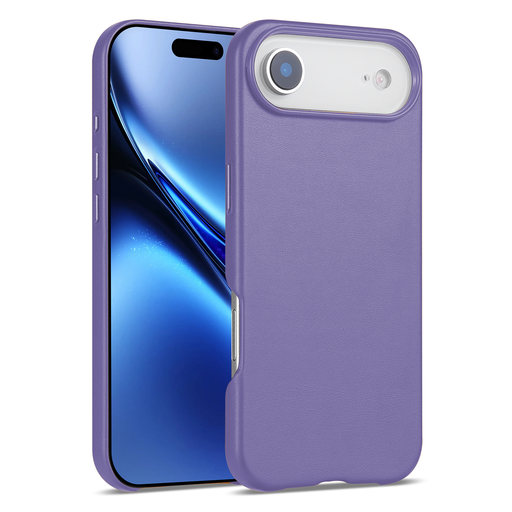 [CS-I17A-ALC-PU] Leatherette Case with inner Magsafe for iPhone Air - Purple