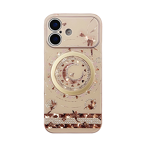 [CS-I17-GFL-GO] Golden Fairy Luxury Case for iPhone 17 - Golden