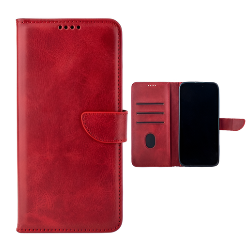 [CS-I17A-HSW-RD] Handy Stylish Wallet Case for iPhone Air - Red