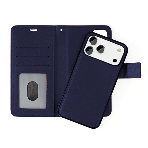 [CS-I17A-CMC-DBL] Classic Magnet Wallet Case for iPhone Air - Dark Blue
