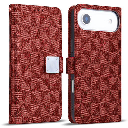 [CS-I17A-TWC-RD] Triangle Wallet Case for iPhone Air - Red
