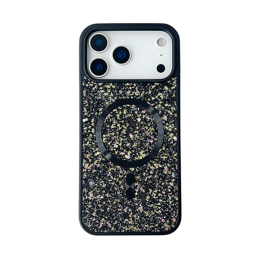 [CS-I17A-BCM-BK] Blinged Case with Magsafe for iPhone Air - Black