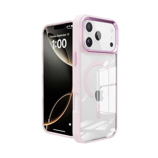 [CS-I17A-MWC-PN] Metal Wireless Charging Case for iPhone Air - Pink