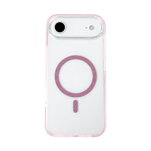 [CS-I17A-GBC-PN] Glossy Bumper Clear Case with Magsafe for iPhone Air - Pink