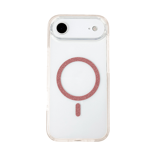 [CS-I17A-GBC-RD] Glossy Bumper Clear Case with Magsafe for iPhone Air - Red