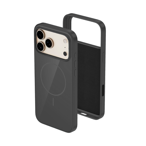 [CS-I17P-ESM-BK] Elegant Silicone Case with Magsafe for iPhone 17 Pro - Black