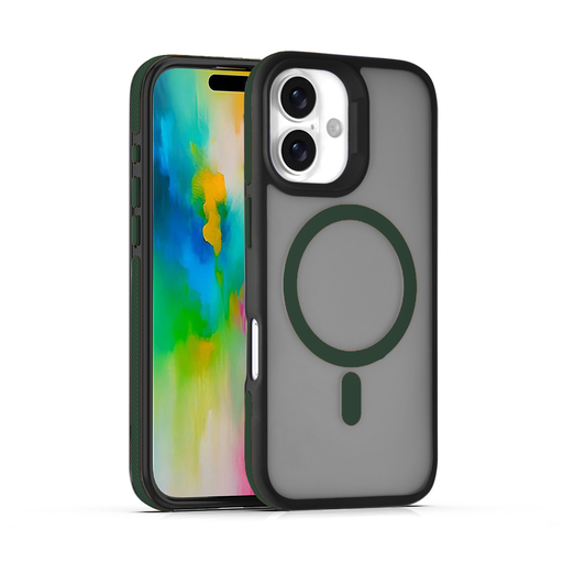 [CS-I17-PBC-DGR] Polarized Bumper Case with Magsafe for iPhone 17 - Dark Green