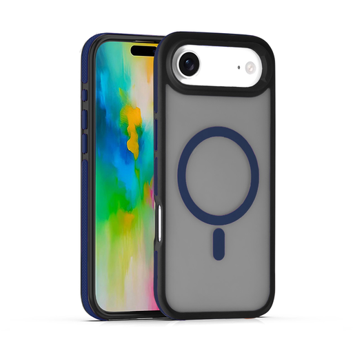 [CS-I17A-PBC-DBL] Polarized Bumper Case with Magsafe for iPhone Air - Dark Blue