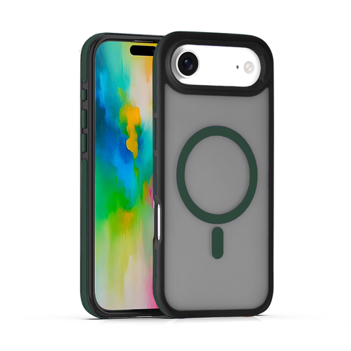 [CS-I17A-PBC-DGR] Polarized Bumper Case with Magsafe for iPhone Air - Dark Green